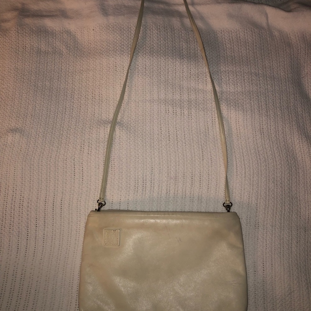 Anne Klein Elegant Ivory Crossbody Bag